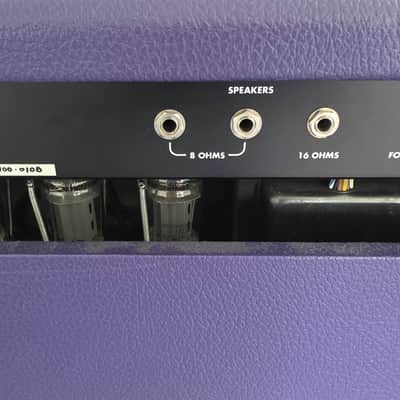 Soldano Lucky 13 100 Watt Guitar Amplifier Head Purple! Two amps in One: Fender Twin and Marshall JMP! Post-SLO 100w Amp RARE image 9