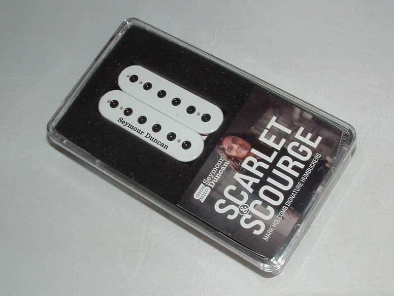Seymour Duncan Mark Holcomb Signature Scourge 6 String Bridge  (White)  New with Warranty image 1
