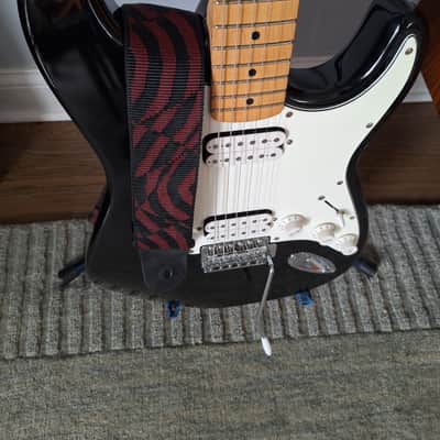 Fender Squier Standard Stratocaster "Double Fat" HH  - black gloss image 12