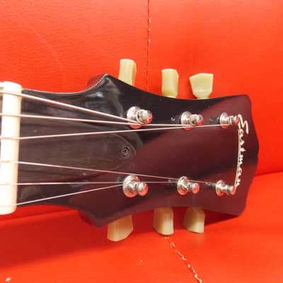Eastman T386 Sunburst Thinline Semi-Hollow Electric Guitar w/ Case: Open Box image 5