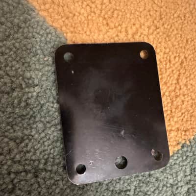 Hohner Neck plate 1988 - Black [50mm & 38mm/center of holes] image 4