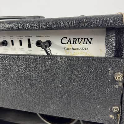 Carvin MTS 3200 Stage Master 100 Watt Tube 2x12 W/ Celestion Vintage 30’s 1990s - Black image 9