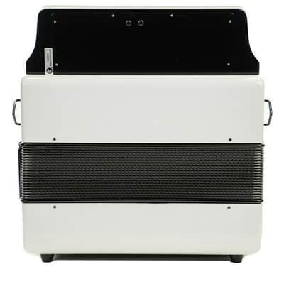 Hohner Corona II MIG - Next Generation Diatonic Accordion FBbEb White Rainbow image 3