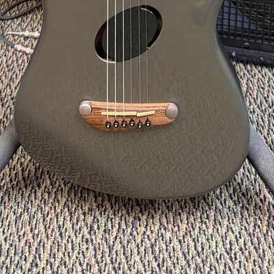 2002 Fender Acoustasonic Stratocaster Gray MIM Complete with Paperwork & Gig Bag image 9