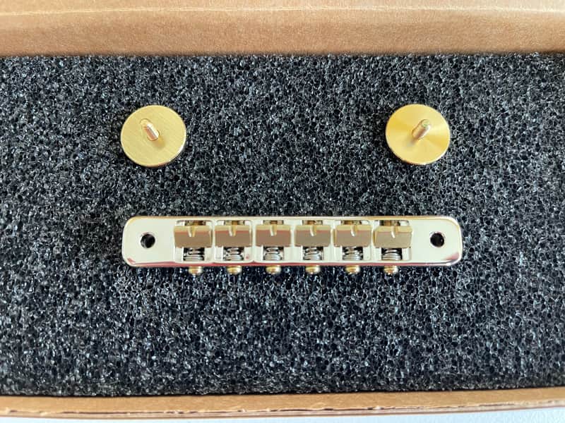 PRS 2022 McCarty 594 Two-Piece Bridge and Tail Piece Set - Nickel (107296:002) image 1