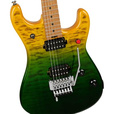 EVH 5150 Series Deluxe QM Electric Guitar - Limeade Zest image 6