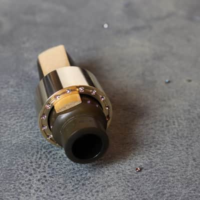 Gen Sax "REBEL" Alto Saxophone Clarinet Ligature Sound Booster | Heavy Mass Ring Ligature Bronze image 8