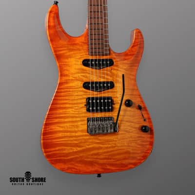 Marchione Carve-Top Solid Body - 2023 - Cherry Burst. NEW. (Authorized Dealer) image 1