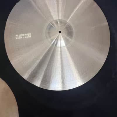 Vintage Paiste White Label Giant Beat Set W/Case! image 5