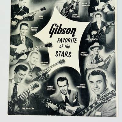 Gibson Vintage Acoustic Guitar Catalog- Rare! 1950 image 1