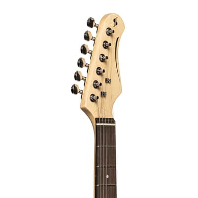 Stagg SES-30-BK S Style Gloss Black image 5
