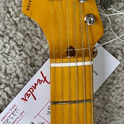 Mint Fender American Vintage II 1957 Seafoam Left Handed Stratocaster with Case image 5