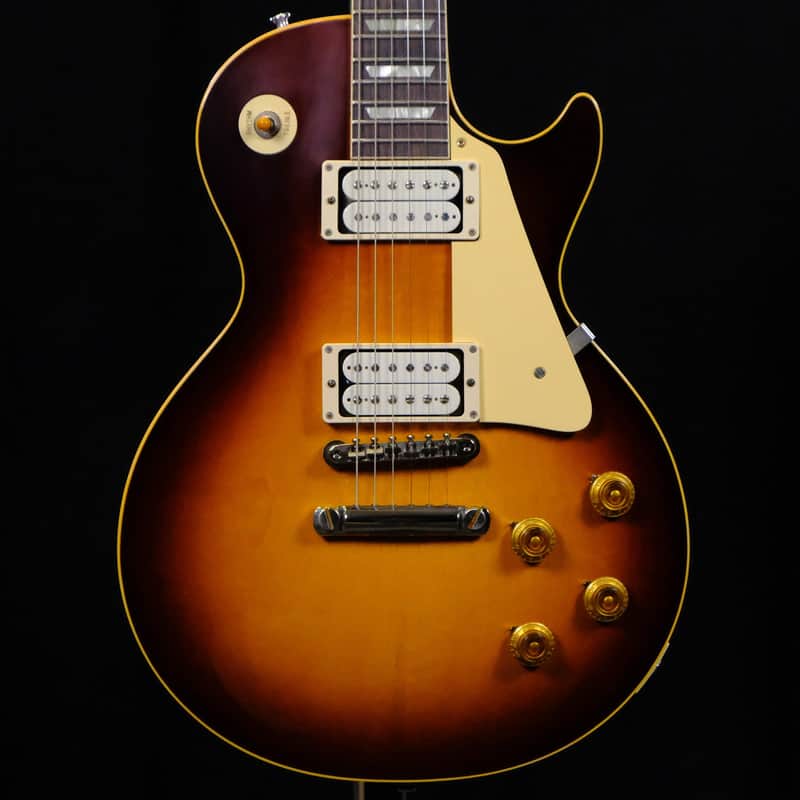 Gibson Custom 1958 Les Paul Standard Reissue Carmelita Carve VOS Electric Guitar - Faded Tobacco image 1