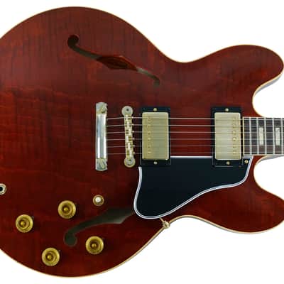 Gibson 1964 ES-335 Reissue Murphy Lab Light Aged, M2M - Antique Viking Red - Gold Hardware image 9