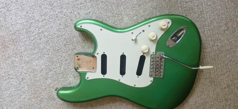 Fender Stratocaster Body Green image 1
