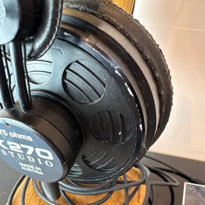 AKG K270 Studio 75 Ohm 1990 - Black image 8