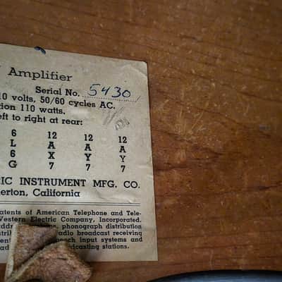 1954 Fender Pro 5D5 Wide Panel Tweed 18-Watt 1x15" image 10