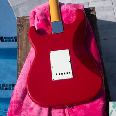 2017 Fender Japan Traditional 60'S Stratocaster - Torino Red Finish - Made in Japan - Pro Set Up! w Perfect Frets/Action/Intonation image 12