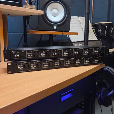 PAIR - ART S8-3Way Rackmount 8 Channel Microphone Splitters image 2