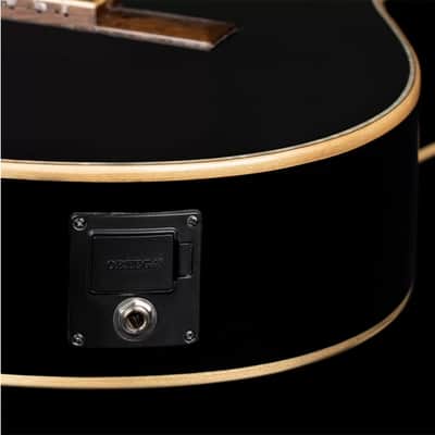 Ortega Performer Series Full Size Guitar Solid Spruce/ Sapele Black - RCE138-T4BK image 12