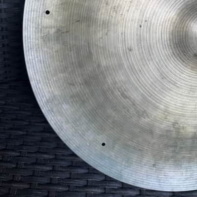 Vintage 1970s Zildjian Avedis 18” Swish Cymbal w/ Rivet Holes image 3