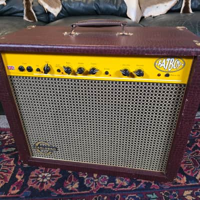 Rare Carlsbro Fatboy Tube Guitar Amplifier 1x12" 30 watt Combo Made in UK AC30 Style Tone image 3