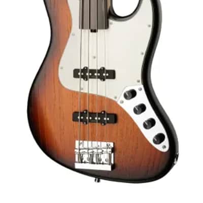 Sadowsky MetroLine 21-Fret Vintage J/J Bass-Swamp Ash Body-4 String-Almond Sunburst Transparent Satin-Fretless image 4