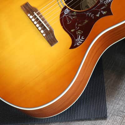 Minty! 2024 Gibson Hummingbird Standard EC Acoustic Guitar Lightburst + OHSC image 7