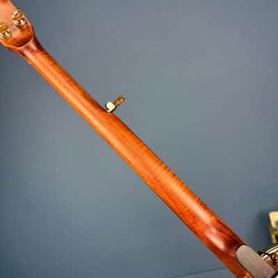 Starr Limited Edition 11" Cherry Rolled Brass Tone Ring 5-String Openback Banjo - Satin image 17