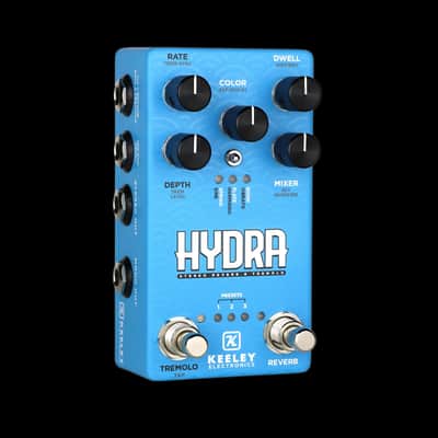 Keeley Hydra Stereo Reverb Tremolo Guitar Effect Pedal image 3