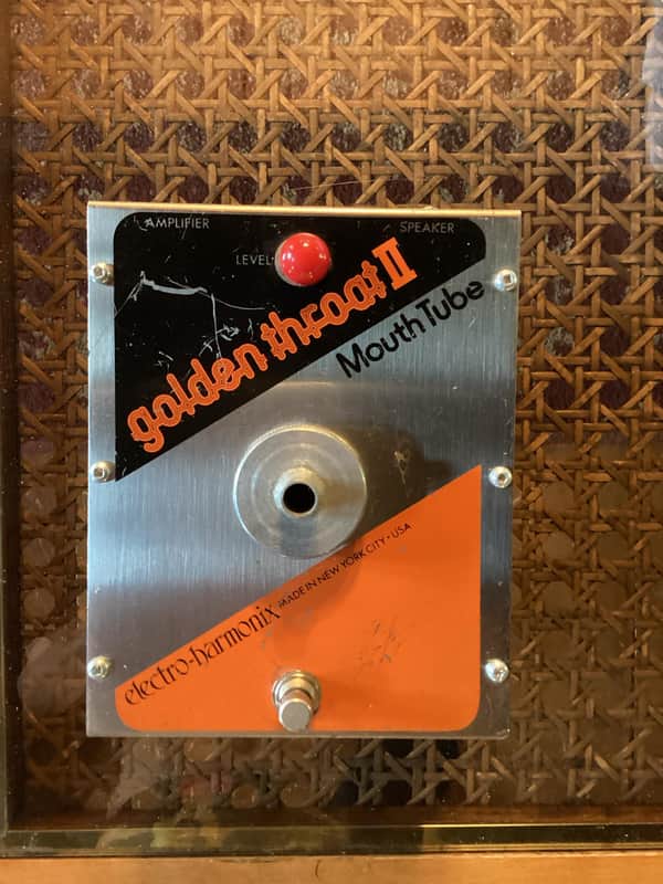 Eelectric Harmonix✴︎golden throat トークボックス Electro-Harmonix Golden Throat | Reverb Canada