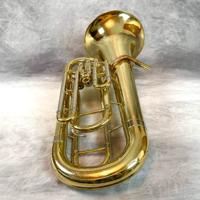 Unbranded 4 Valve Euphonium (Yamaha YEP-321 Copy) W/ Case Plays Great + See demo image 3
