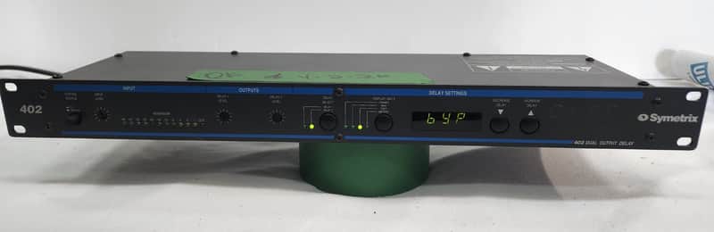 Symetrix Model 402, digital delay,1 In 2 Out, Made in USA image 1