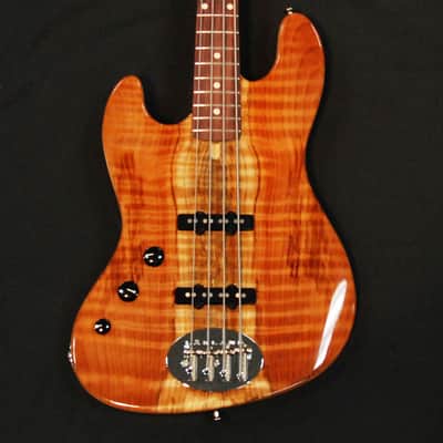 Lakland USA 44-60 Custom Walnut 4 String Jazz Bass Left Hand 1 of a kind! image 2