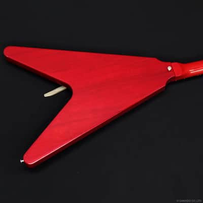 Gibson Custom Shop 1967 Flying V-K Korina w/Vibrola 2001 Cherry image 20