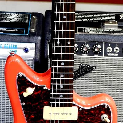 2022 Tagima TW-61 Woodstock Series Jazzmaster Style Electric Guitar! Fiesta Red! VERY NICE!!! image 3