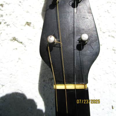Vega Tenor Banjo, 1920's, Groton, Ct., 11" Head, Tone Ring, 18 Frets, Interesting image 2