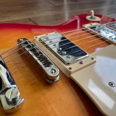 Aria Pro II LS 450 Standard Electric Guitar Cherry Burst Matsumoku MIJ image 8