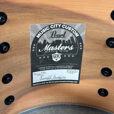 Pearl Masters Maple/Gum 3pc Drum Set 20/12/16 Diamond Glitter image 6