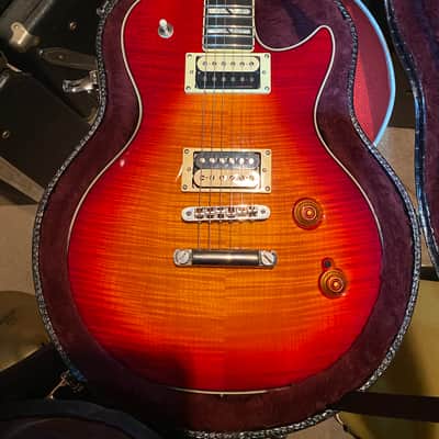 Godin Summit Classic Supreme LTD 2020 Cherry Burst Killer Flame, Pro Set, El Rayo Pickups, A Rocker! image 1