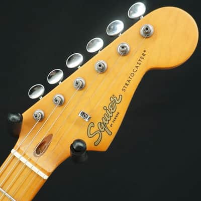 Squier by Fender Used Squier by Fender 40th Anniversary Stratocaster Vintage Edition (Gold Anodized Pickguard, Satin Sea Foam Green) [SN.ISSD22002791] image 7