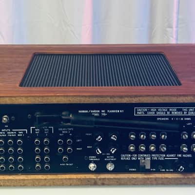 πππ * RARE * Vintage Harman Kardon 75+ AM/FM Multichannel Quad Receiver with Original Wood Case - Serviced + Cleaned + LED image 8
