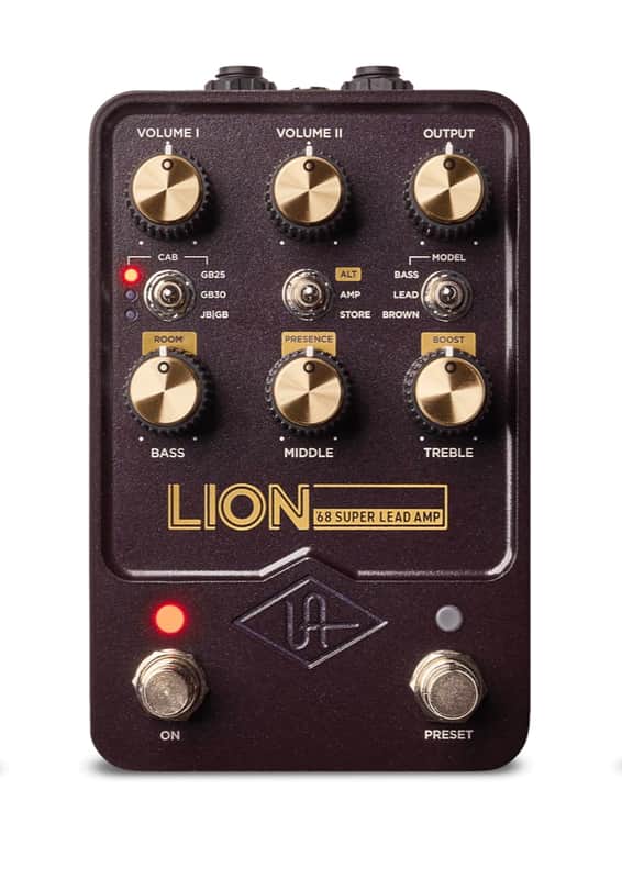 Universal Audio UAFX Lion '68 Super Lead Amp Pedal - New! image 1