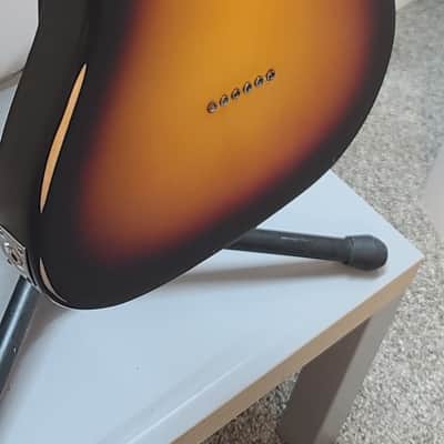 Telecaster Deluxe HH Lightly Aged Relic by AGA 2020s - Vintage Tobacco Sunburst image 10