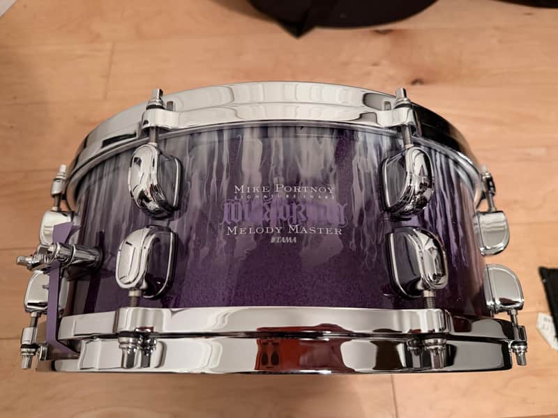 TAMA Limited Edition Mike Portnoy Signature Melody Master 5.5x14 Bubinga Snare Drum Dream Monster image 1