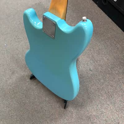 1966 Fender Mustang Guitar Daphne Blue w/ Rosewood Fretboard image 20