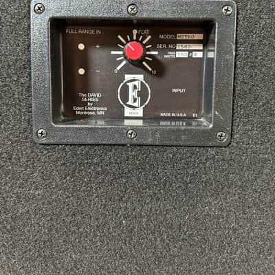 Eden Amplification The Metro 2x10 Bass Combo 2000s - Black image 9