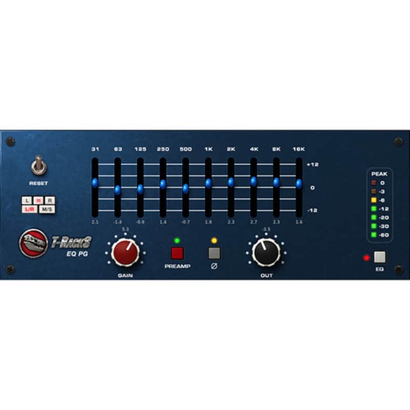 IK Multimedia T-RackS EQ PG | 10-Band Graphic EQ Plugin (Download) image 1