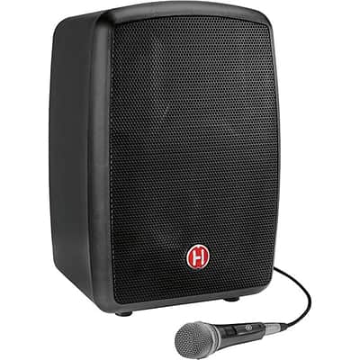 Harbinger RoadTrip 25 8" Battery-Powered Portable Speaker With Bluetooth and Microphone NEW- BLACK image 2