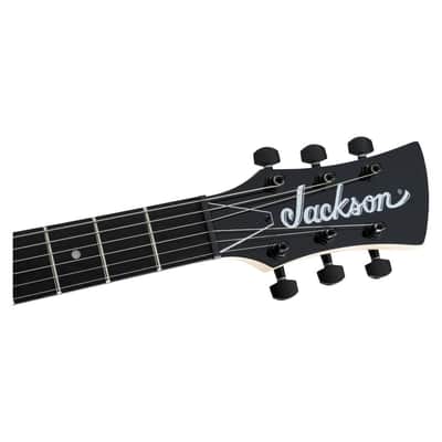Jackson JS Series Surfcaster JS22 HT 6-String Right-Handed Electric Guitar with Poplar Body, Bolt-On Maple Neck, and Amaranth Fingerboard (Gloss Black) image 5